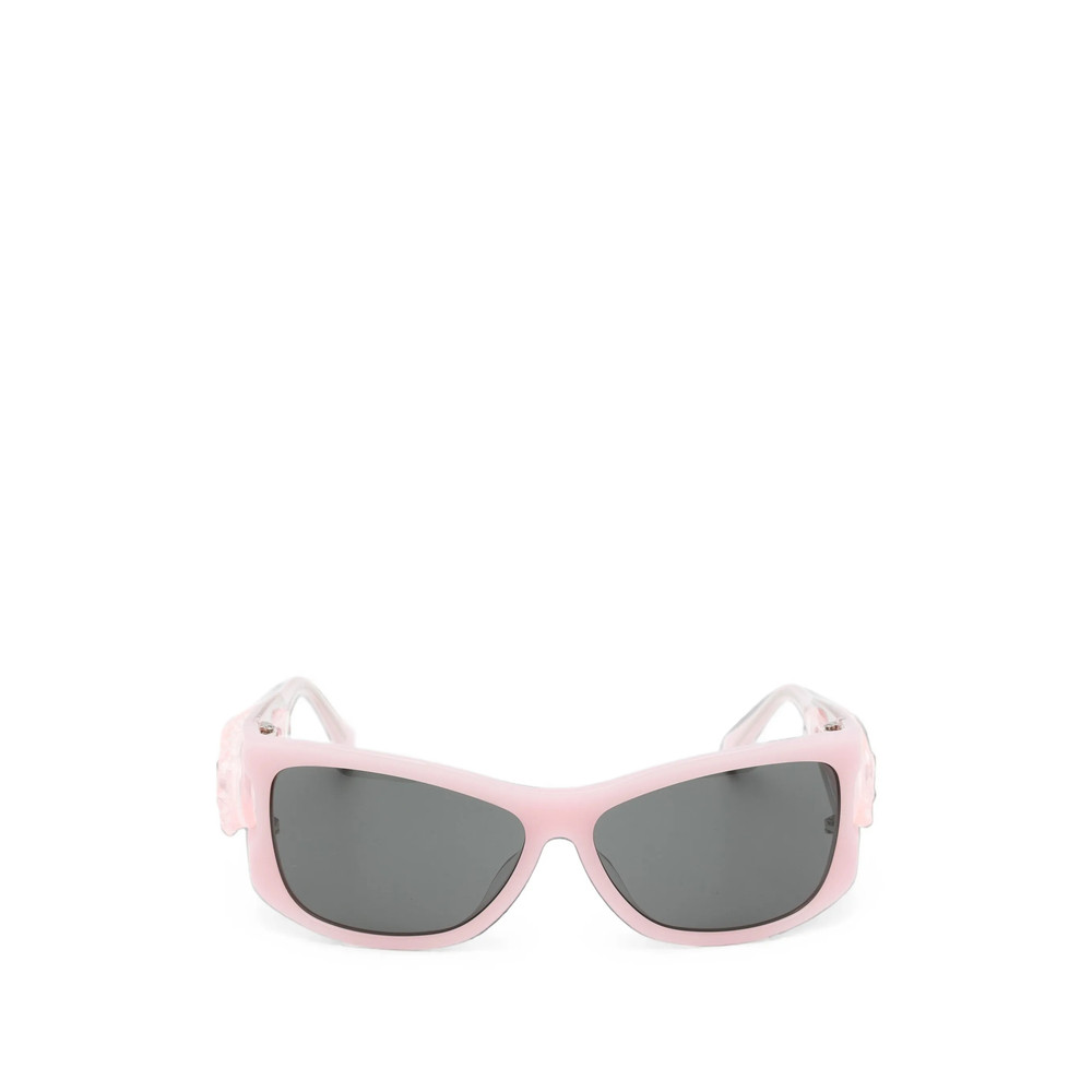 Yvmin Hair-clip Rectangle-frame Sunglasses