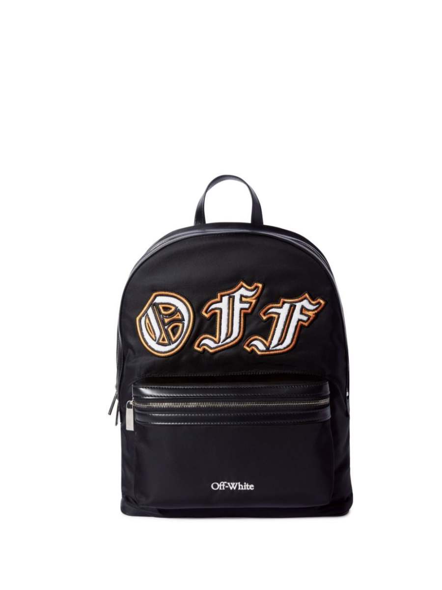logo-appliqué backpack