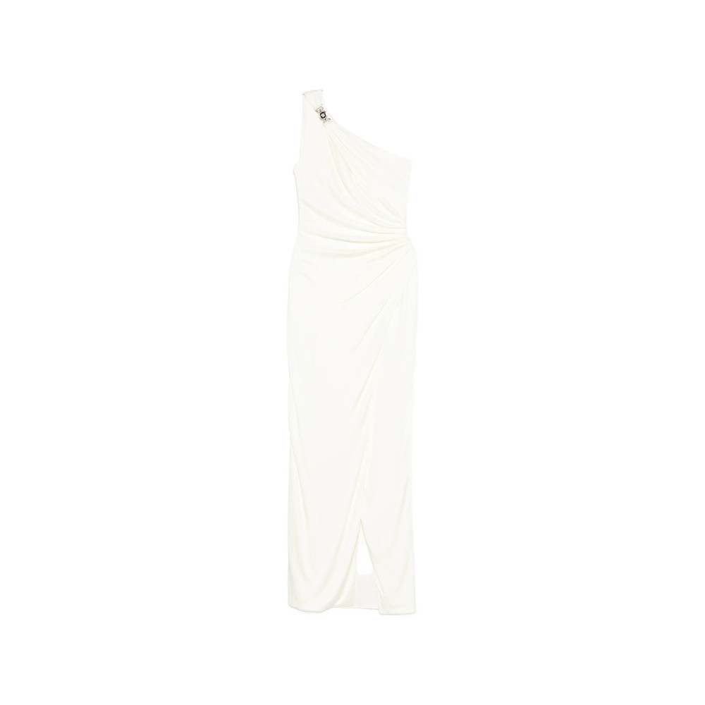 Versace Embellishment One-shoulder Maxi Dress
