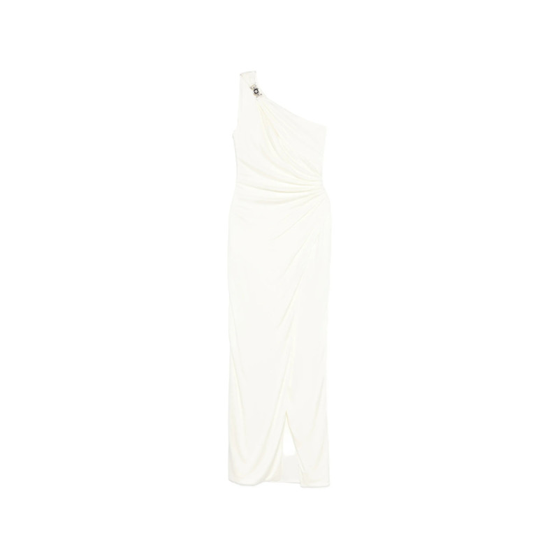 Versace Embellishment One-shoulder Maxi Dress