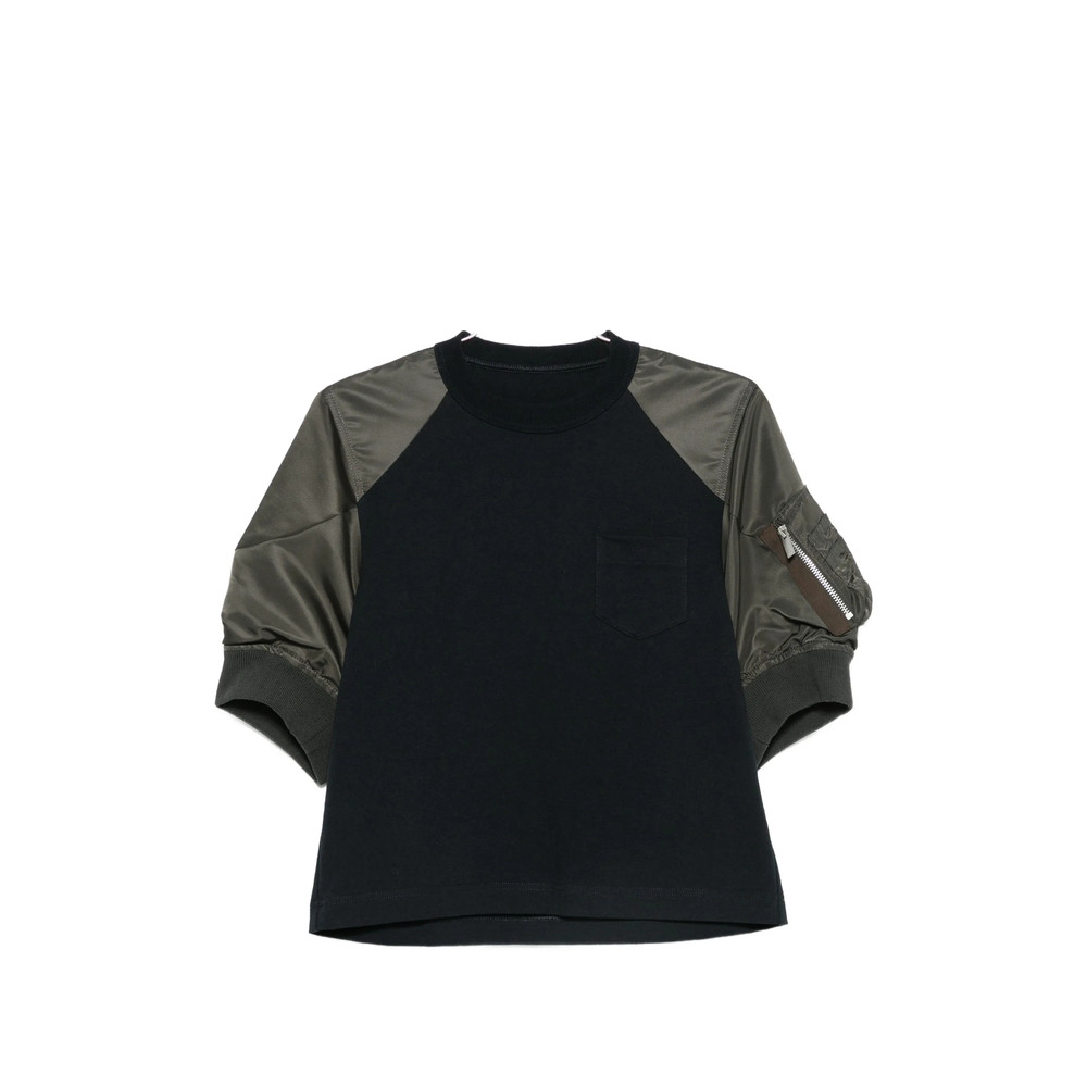 Sacai Raglan-sleeve T-shirt