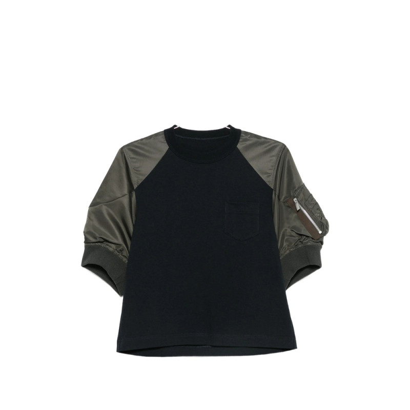 Sacai Raglan-sleeve T-shirt
