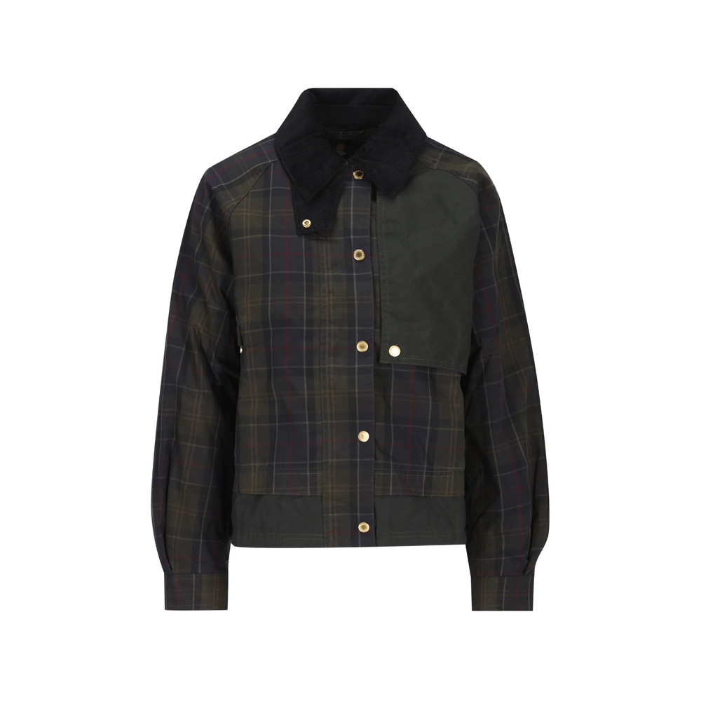 Barbour Truro Tartan-print Corduroy-collar Jacket