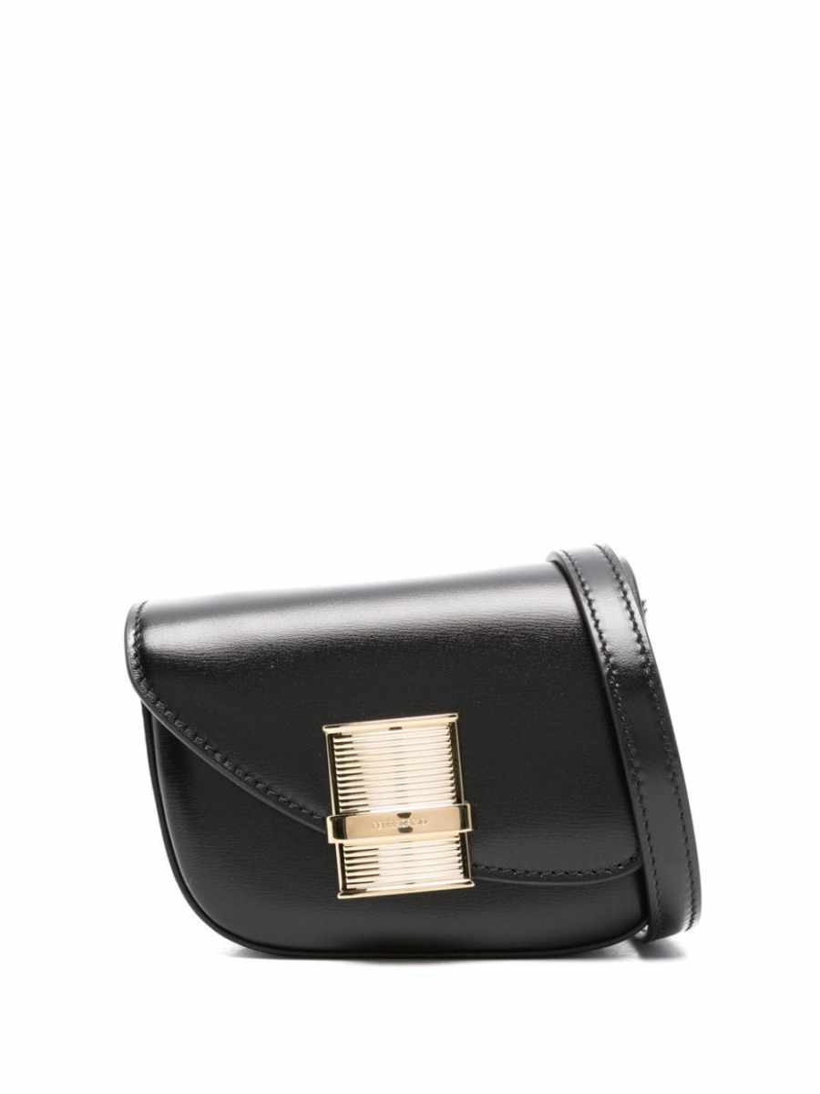 logo-plaque mini bag