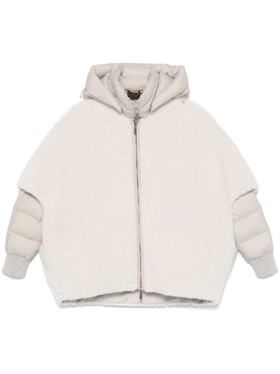 layered puffer jacket