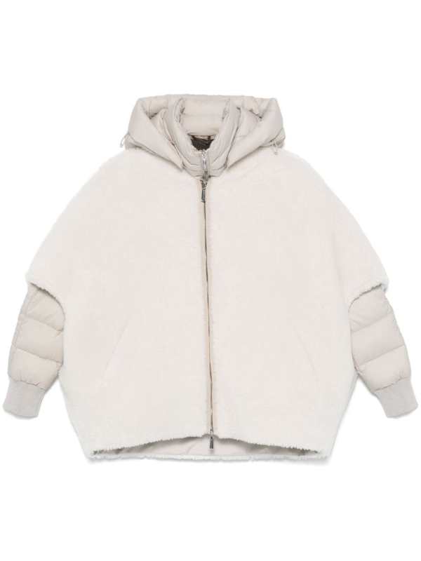 layered puffer jacket