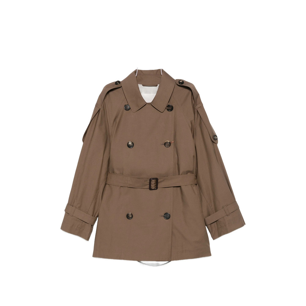 Max Mara The Cube Double-breasted Belted Coat