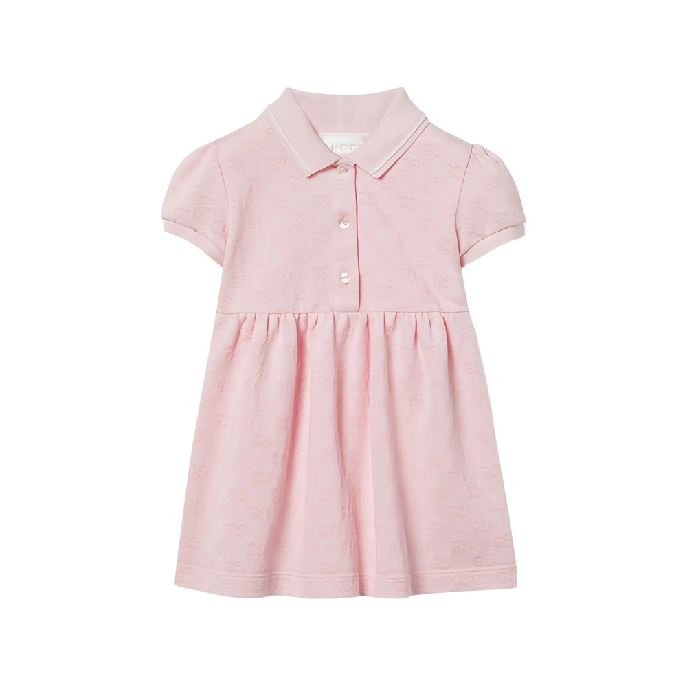 Gucci Collar Puff-sleeve Dress