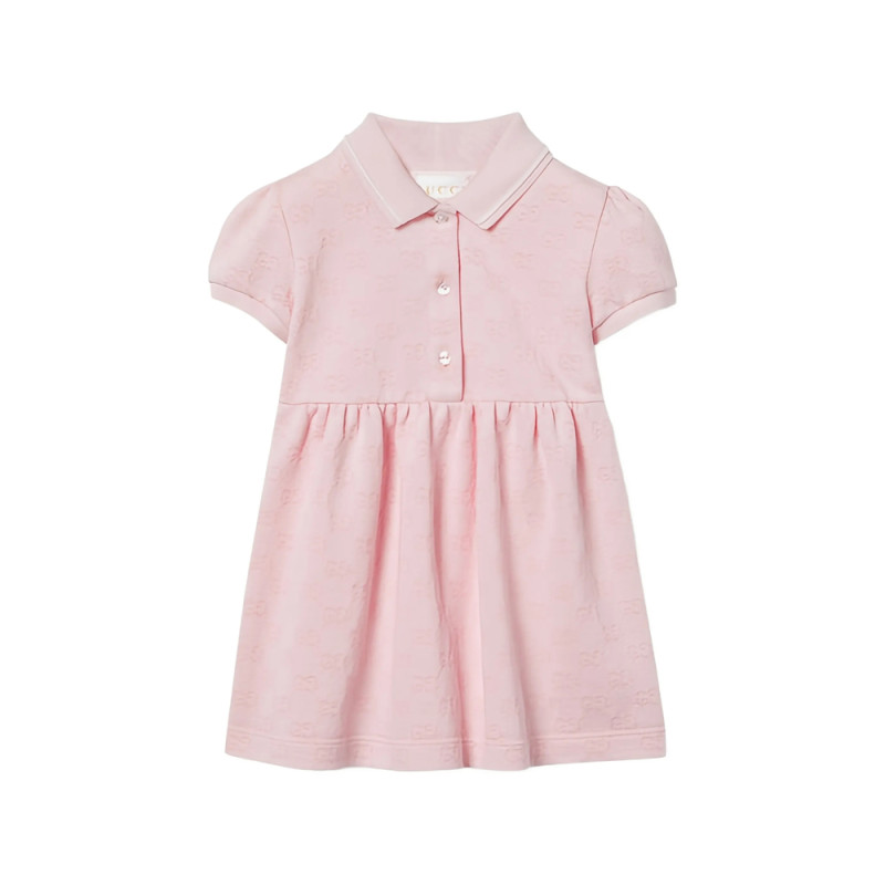 Gucci Collar Puff-sleeve Dress