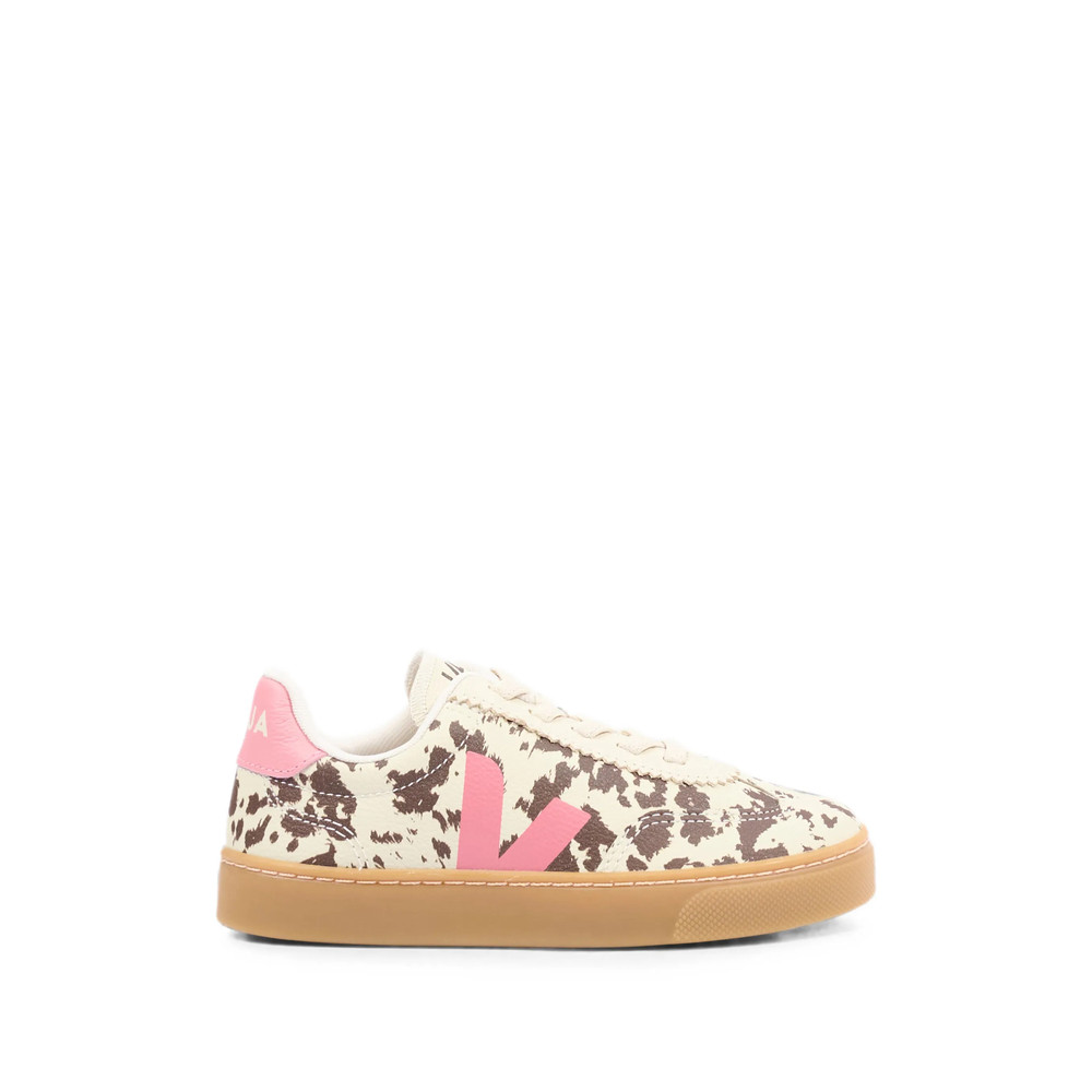 Veja Volley Cow-print Leather Sneakers