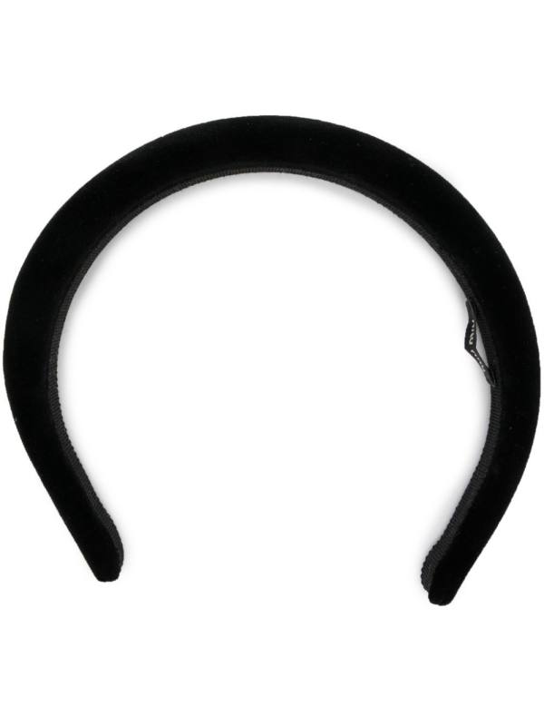 logo-plaque hair band