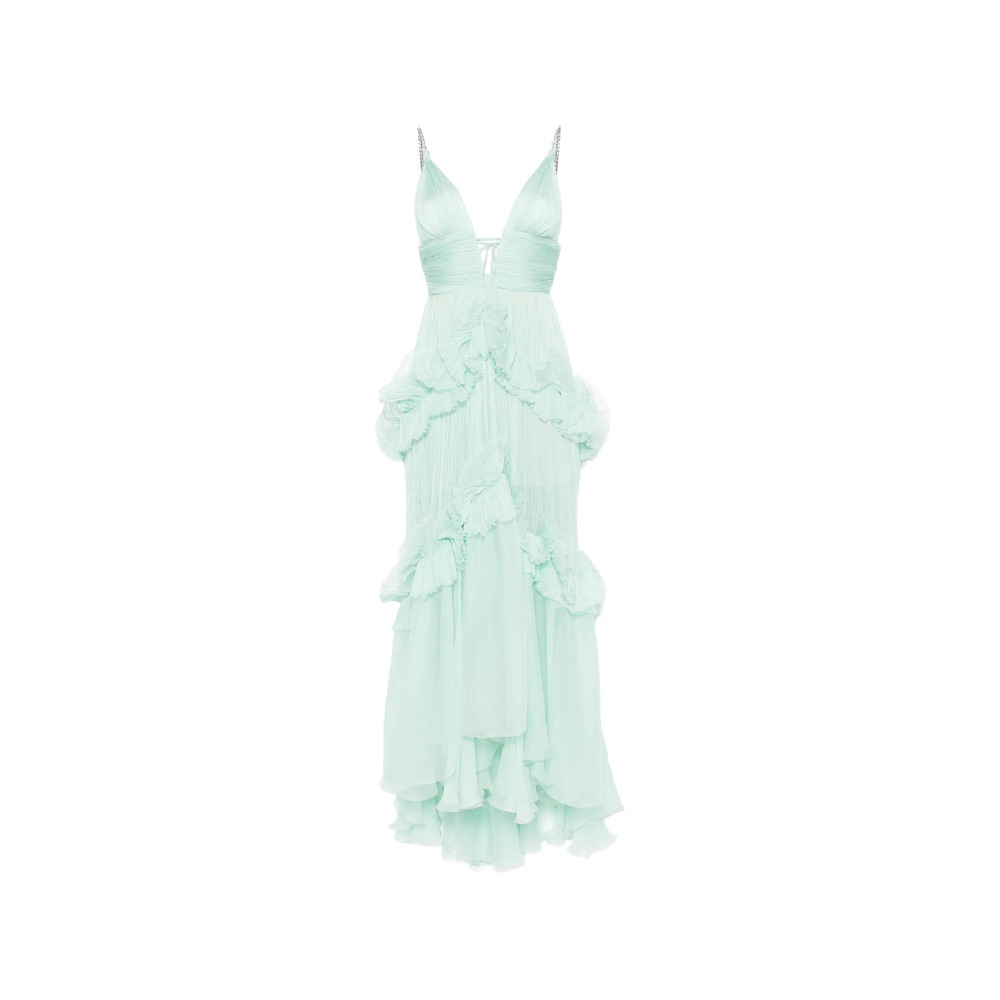 Maria Lucia Hohan Ruffled Maxi Dress