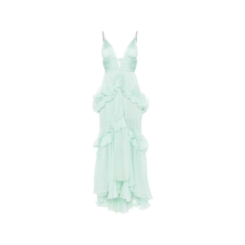 Maria Lucia Hohan Ruffled Maxi Dress