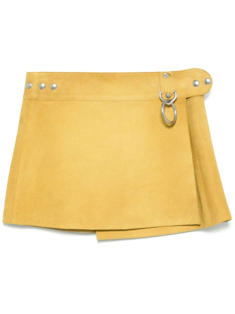 leather mini skirt