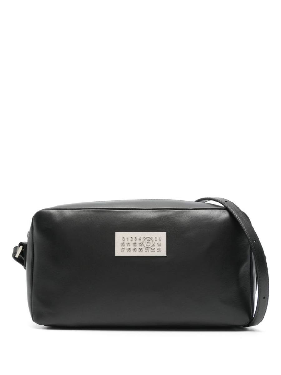 numbers-plaque cross body bag