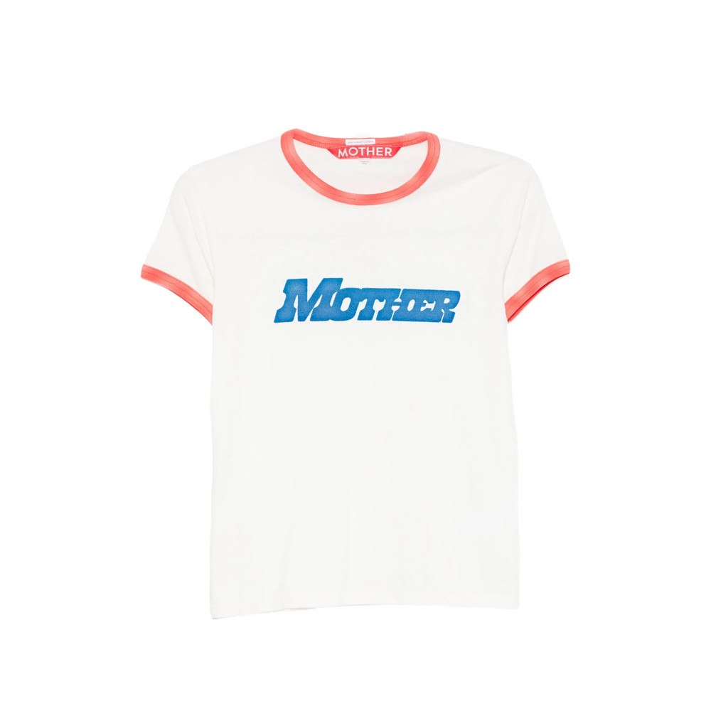 Mother Logo-print Ringer T-shirt