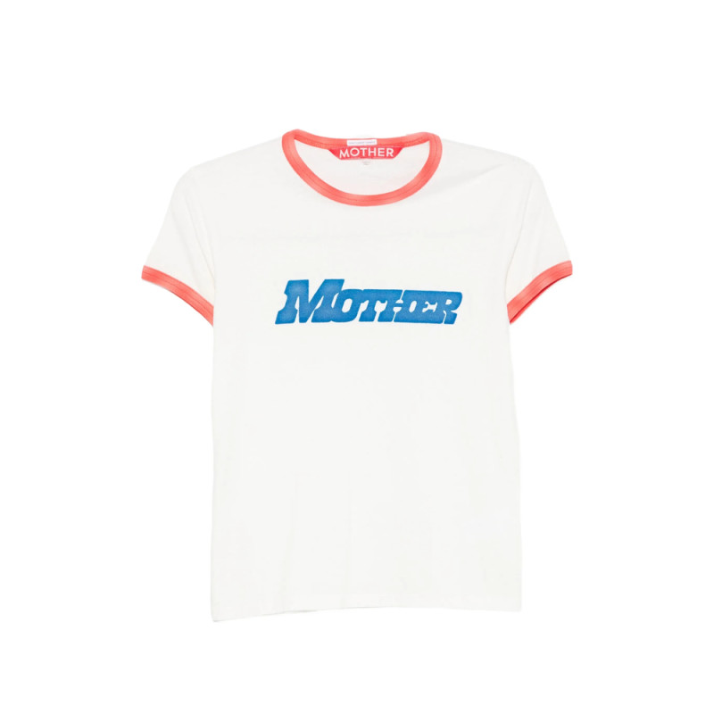 Mother Logo-print Ringer T-shirt