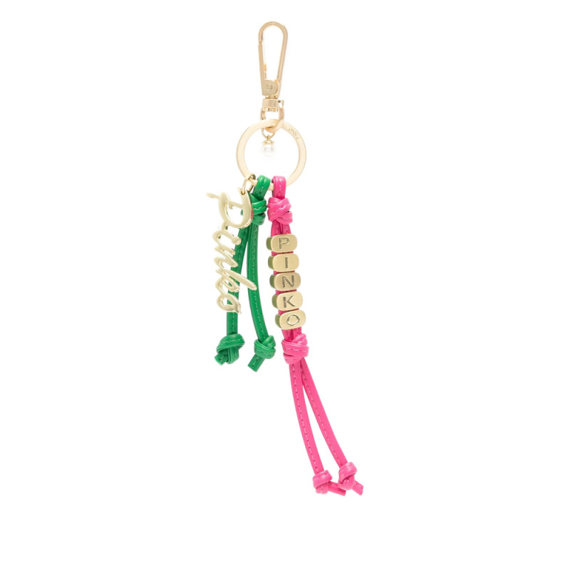 Pinko Lettering-logo Keychain
