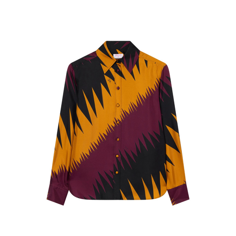 Pucci Drago-print Silk Shirt