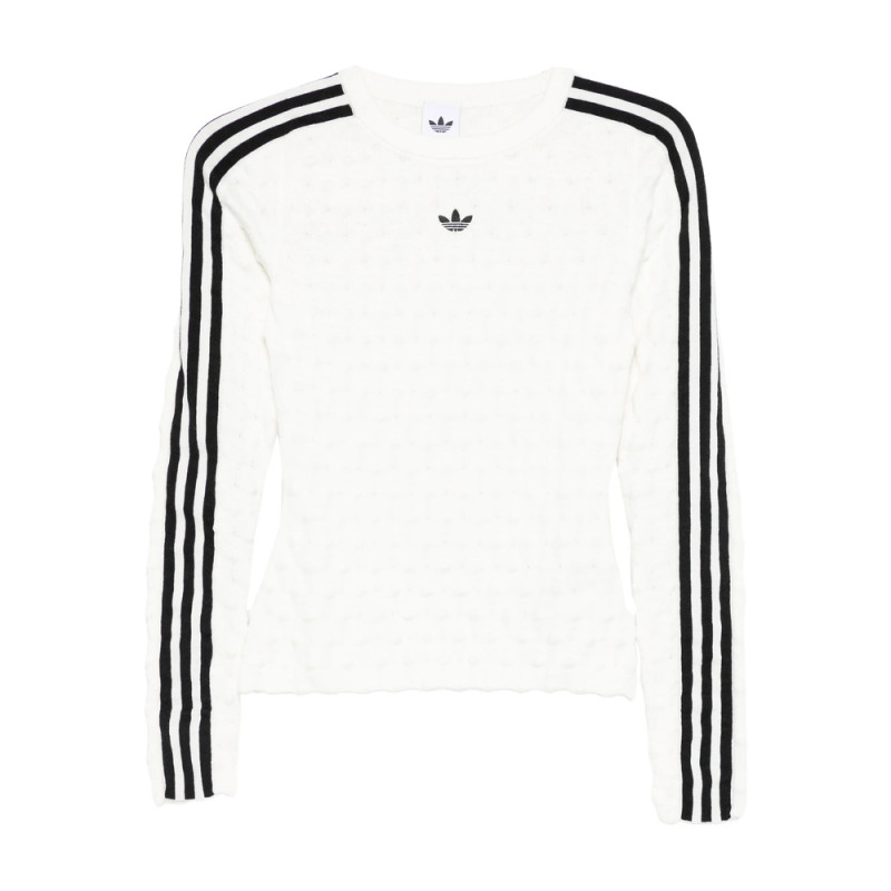 Adidas Three-stripe Logo-detail Sweater