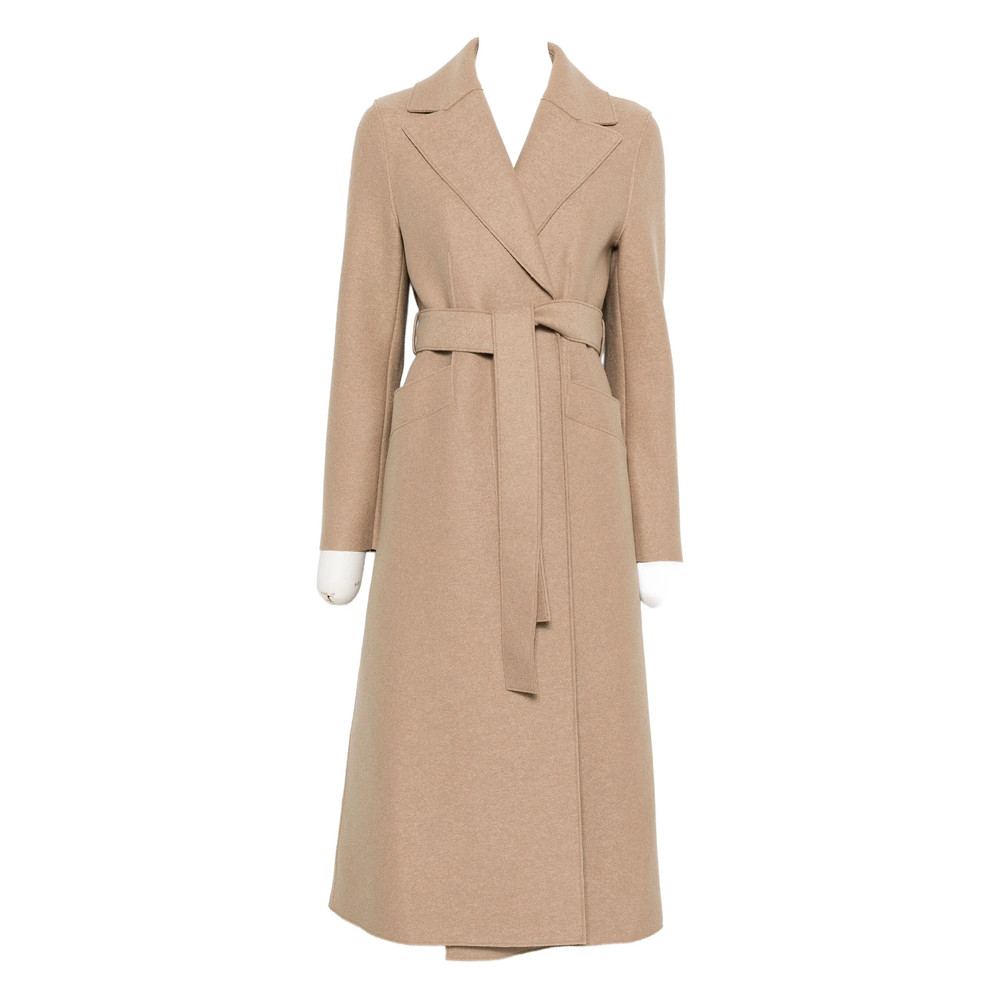 Harris Wharf London Belted-wool Coat