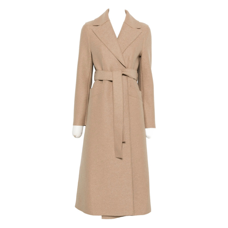 Harris Wharf London Belted-wool Coat