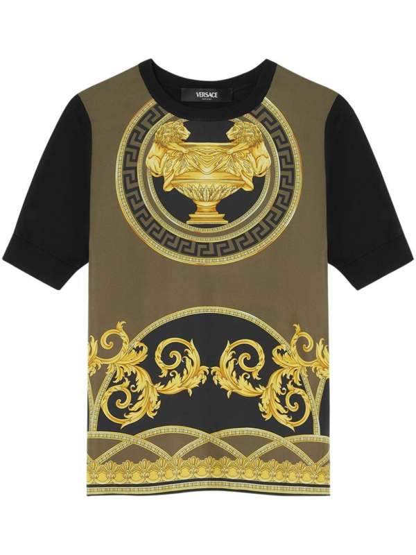 La Coupe des Dieux panelled T-shirt