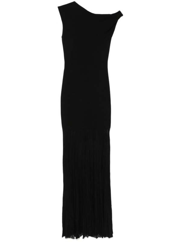 Indigo Twist maxi dress