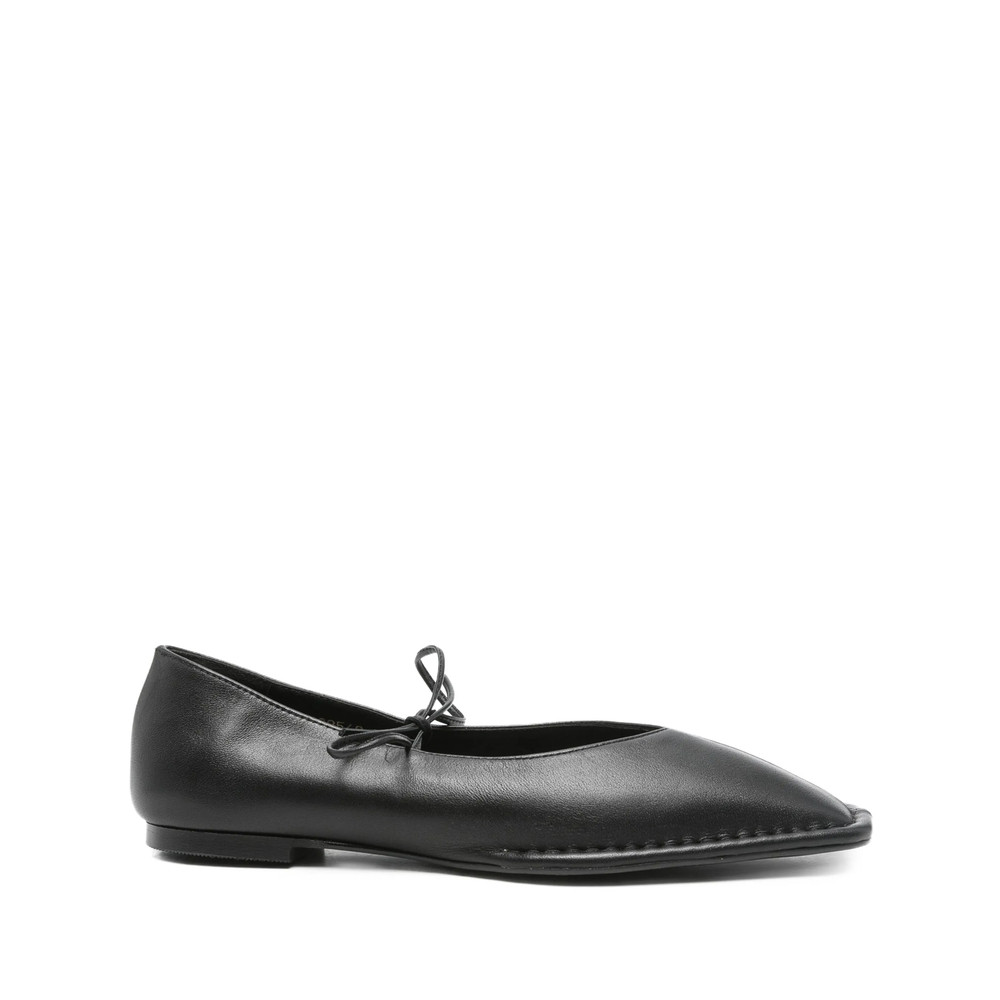 Alohas Square-toe Lace-up Ballet Flats