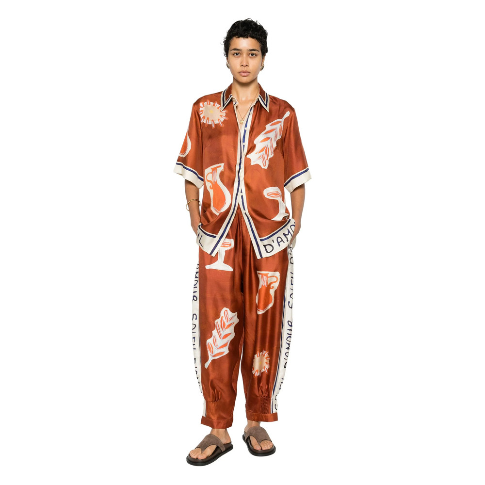 Alemais Soleil D´Amour Print Trousers