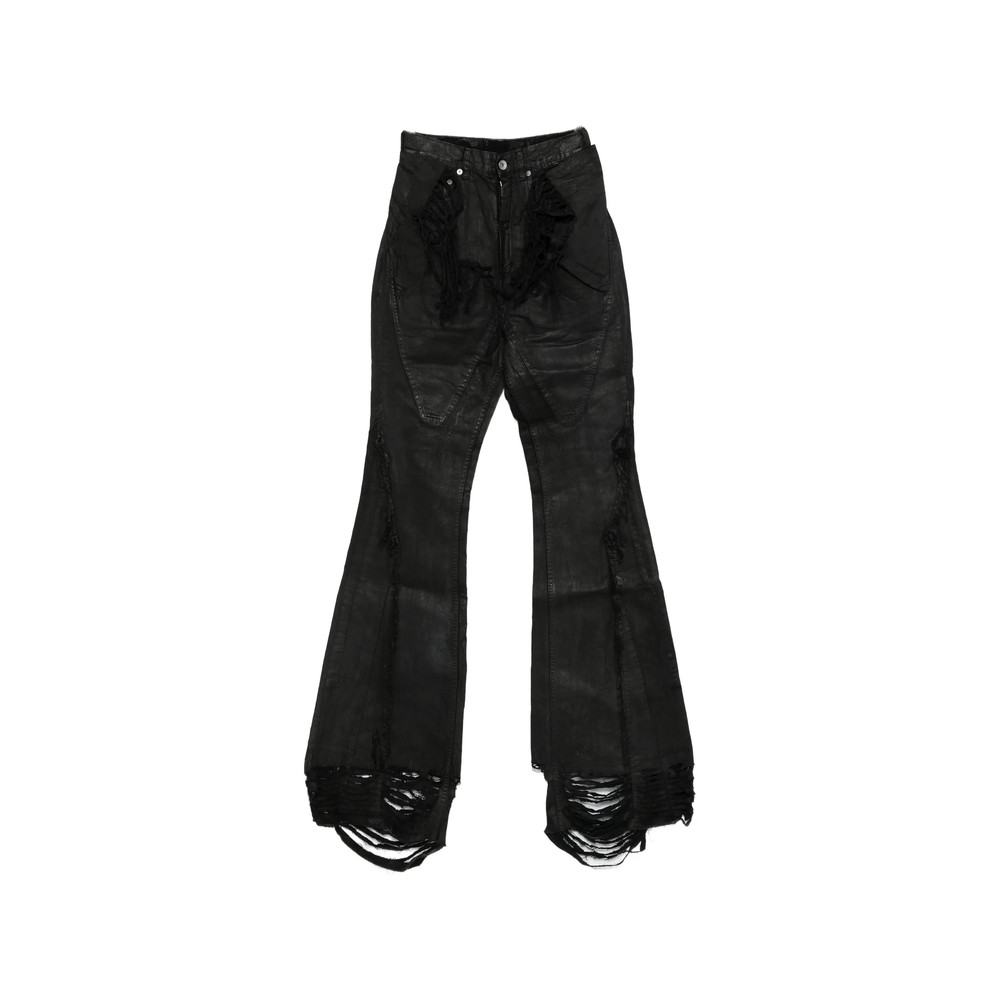 Rick Owens Drkshdw Frayed Jeans