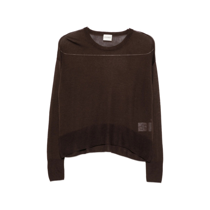 Closed Fine-knit Long-sleeve Sweater