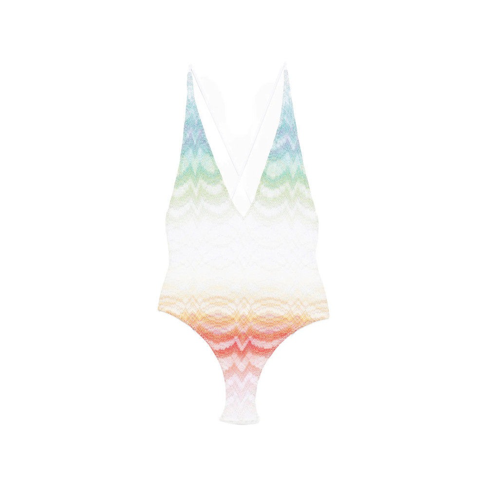 Missoni Cross-back Chevron Swimsuit