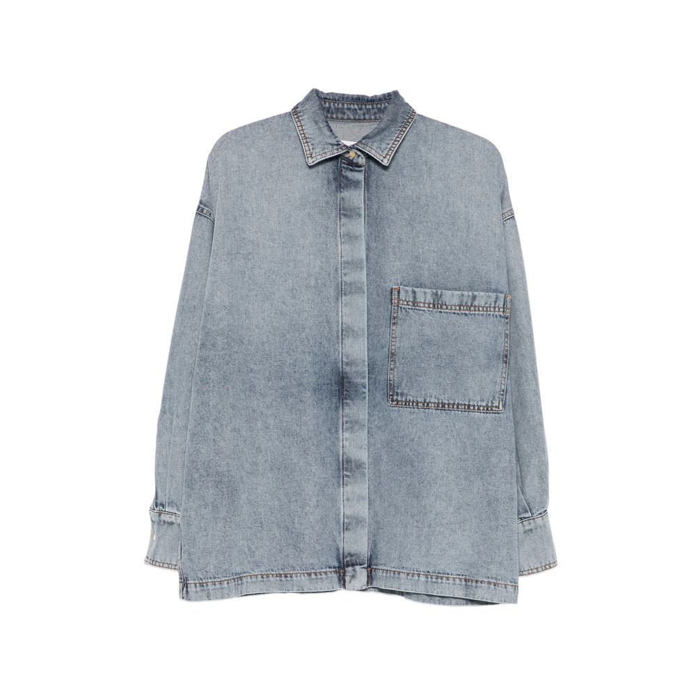 Darkpark Jenny Front-pocket Button-down Shirt