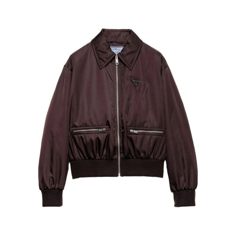 Prada Re-Nylon Triangle-logo Jacket