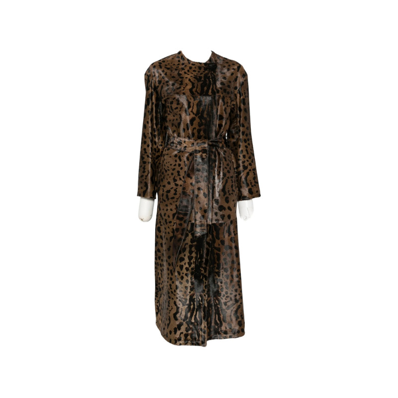 Salvatore Santoro Leopard-print Belted Jacket