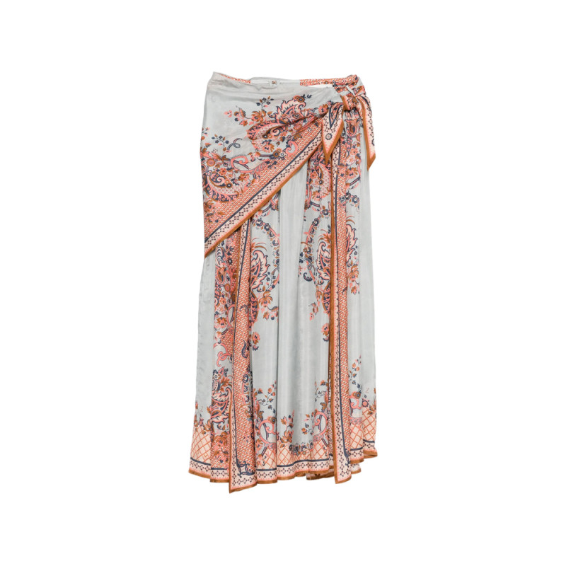 Zimmermann Aster Side-tie Midi Skirt
