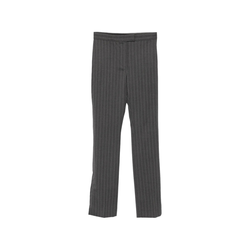 Sportmax Pinstripe Split-hem Trousers