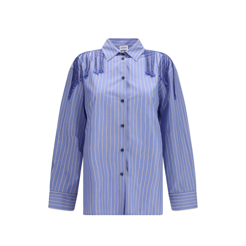 The Andamane Miley Beaded-fringed Shirt