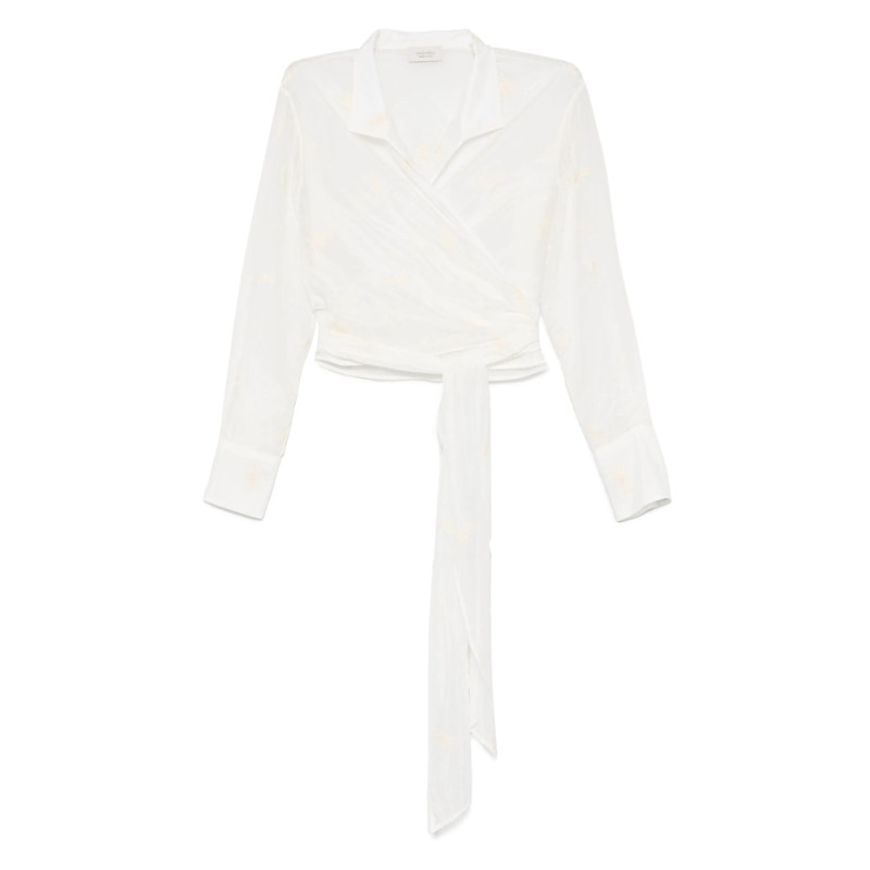 Mazzarelli Frida Wrap Top