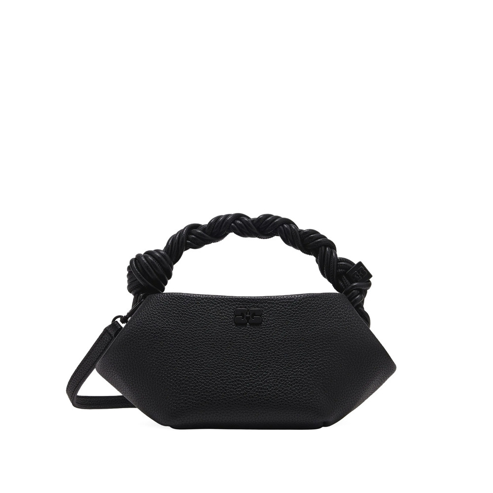 Ganni Mini Bou Twisted-handle Tote Bag