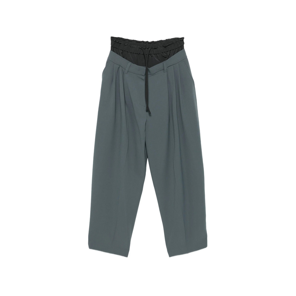 System Pleated Drawstring Trousers