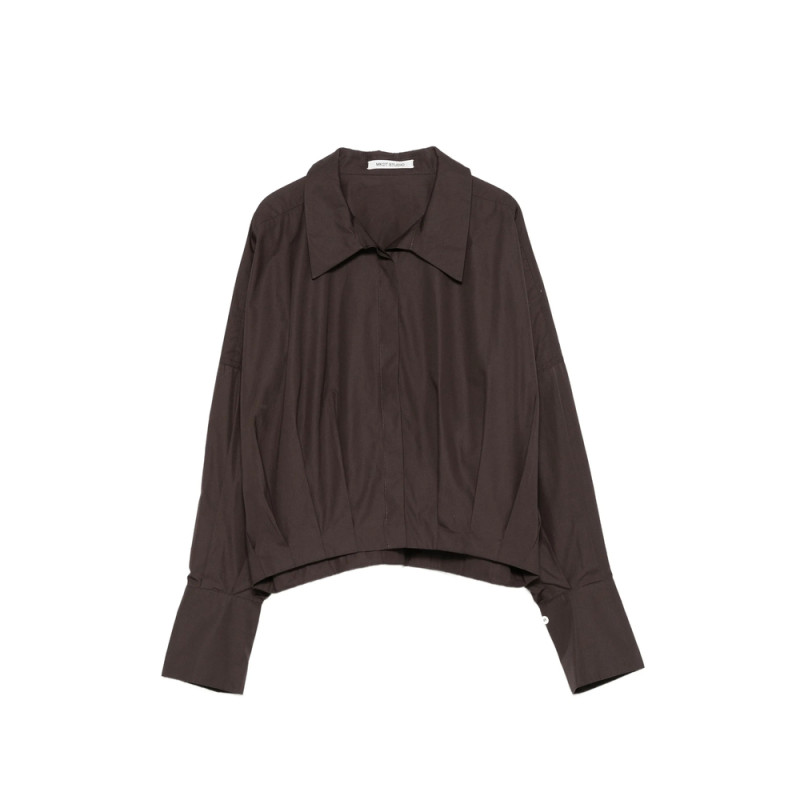 Mark Kenly Domino Tan Saina Collared Shirt