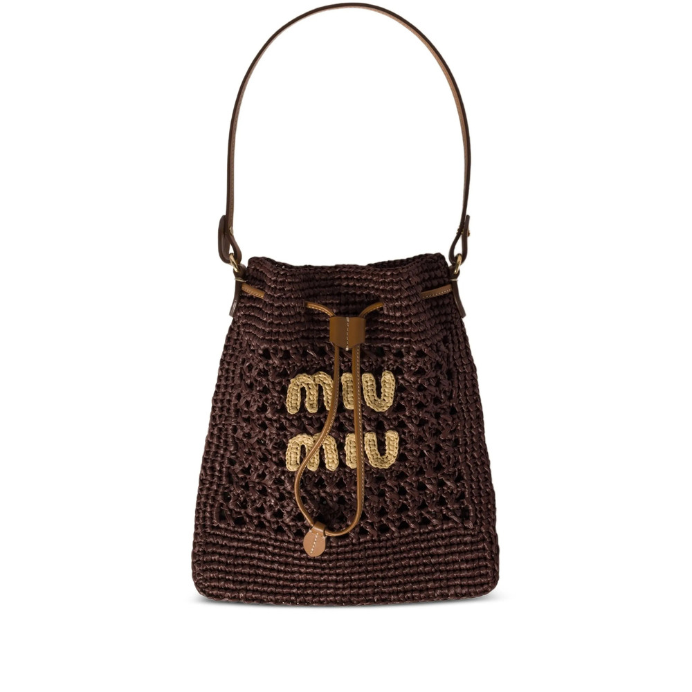 Miu Miu Mini Crochet Bucket Bag