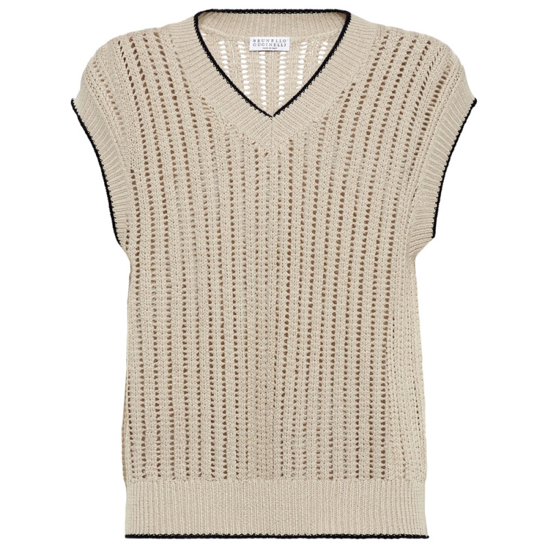 Brunello Cucinelli Monili-detail Vest