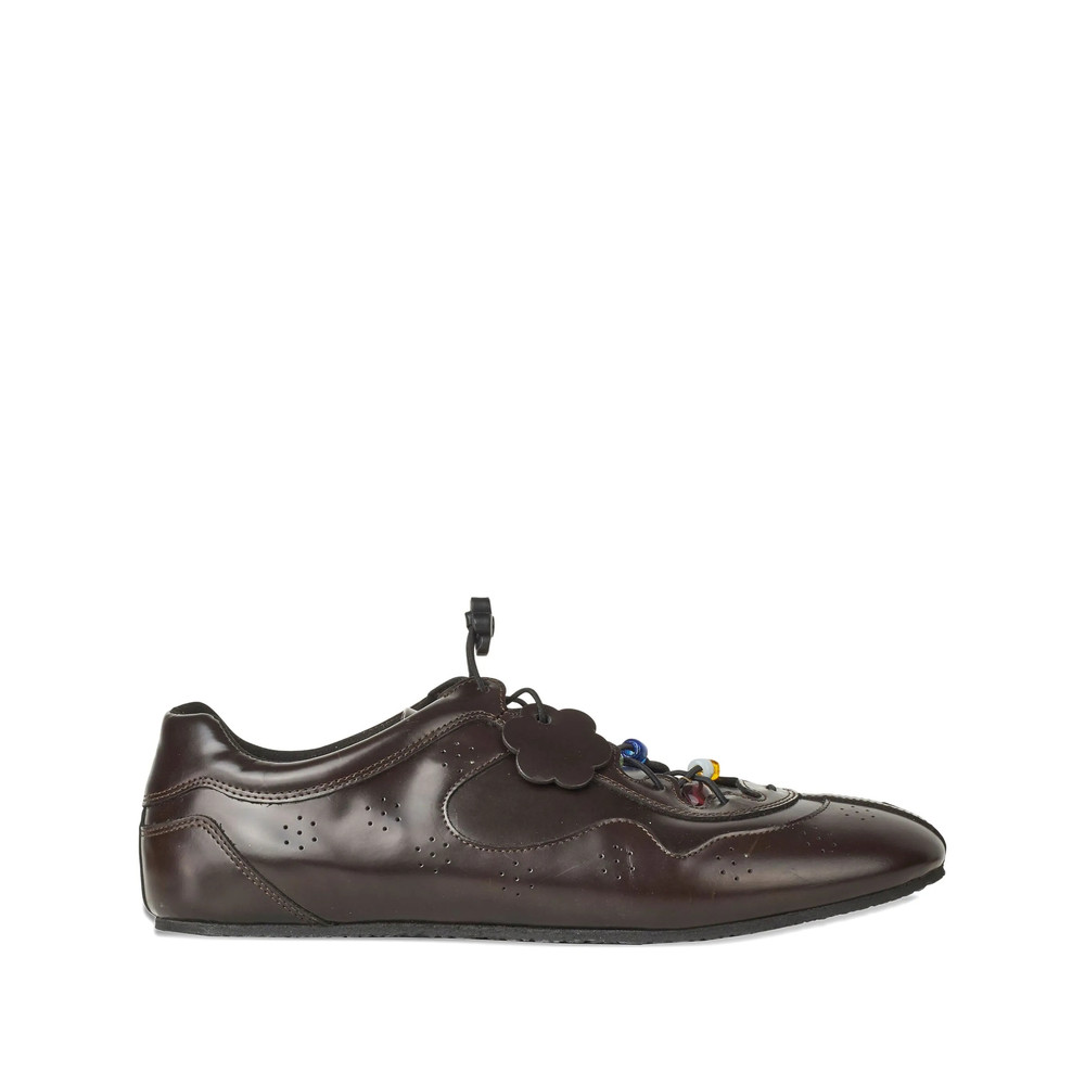 Cecilie Bahnsen Blaise Beaded Leather Sneakers