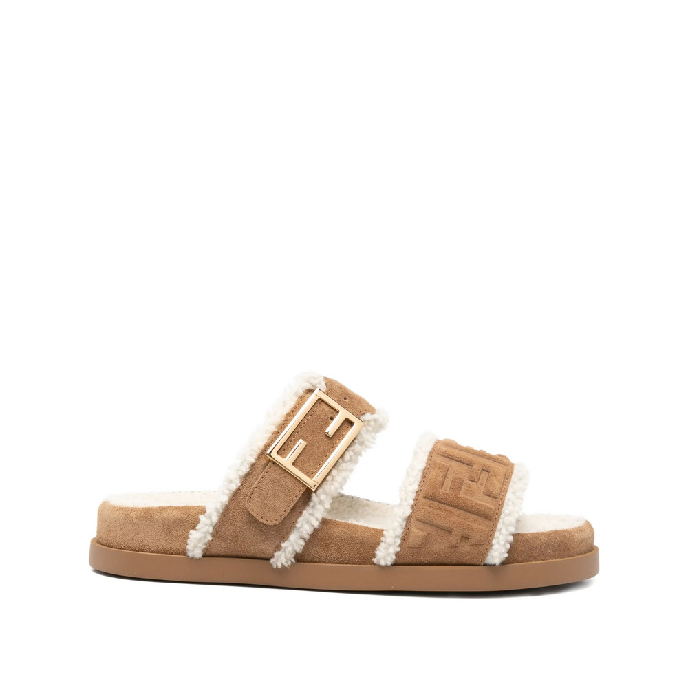 Fendi Suede Sandals