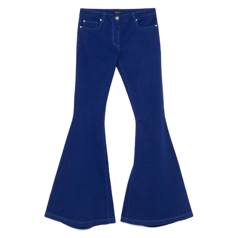 Etro Pegaso-embroidered Trousers