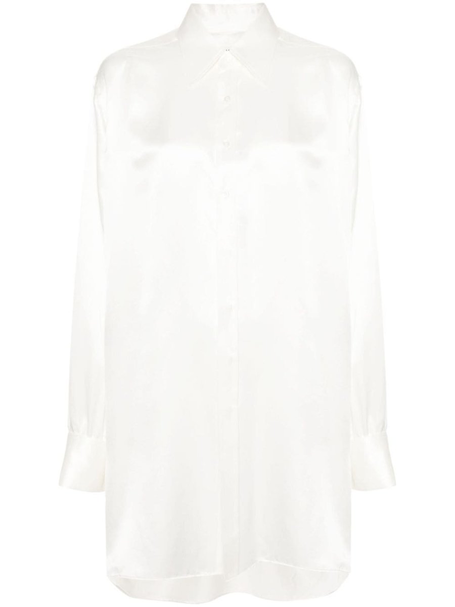 silk satin shirt