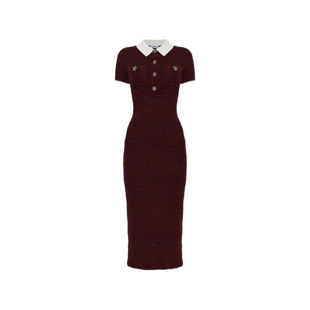 Self-portrait Collared Dress